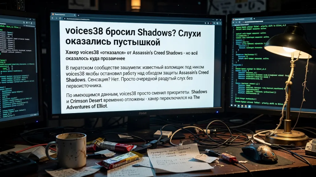 voices38 бросил Shadows? Слухи оказались пустышкой