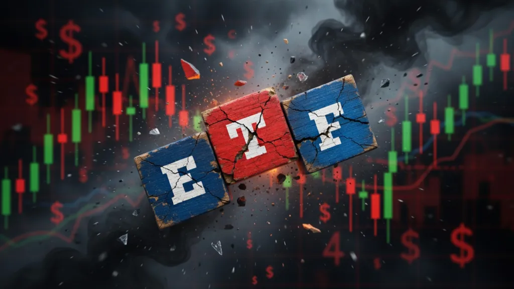 Криптовалютные ETF трещат под давлением. Терпение рынка на исходе?